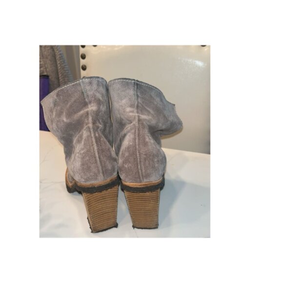 Dusica Sacks Italian Leather handmade distressed ankle boots sz 7 - Picture 6 of 13